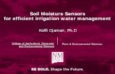 Soil Moisture Sensors for efficient irrigation water ...