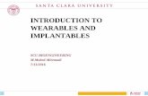 INTRODUCTION TO WEARABLES AND IMPLANTABLES