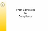From Complaint to Compliance - IDA Central Ohio