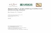 Appendix I: Calculating California Seismicity Rates - USGS