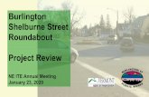 Burlington Shelburne Street Roundabout Project Review