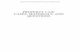 PROPERTY LAW CASES, MATERIALS, AND QUESTIONS