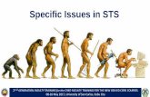 Specific Issues in STS