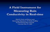 A Field Instrument for Measuring Rain Conductivity in Real ...
