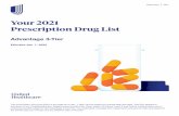 Your 2021 Prescription Drug List - University of Arizona