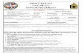 ARMY M-DAY VACANCY ANNOUNCEMENT - United States …