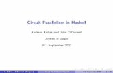 Circuit Parallelism in Haskell - dcs.gla.ac.uk