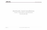 Hydraulic Jack Installation - Arctic Snowplows