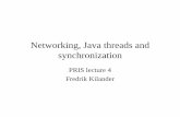 Networking, Java threads and synchronization