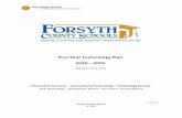 Five Year Technology Plan 2020 2025 - Forsyth County Schools
