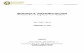 ITP Distributed Energy: Assessment of Combined Heat and ...