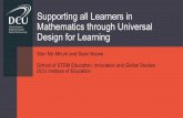 Design for Learning Mathematics through Universal