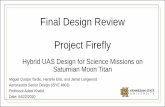 Final Design Review Project Firefly