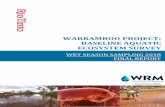 WARRAMBOO PROJECT: BASELINE AQUATIC ECOSYSTEM SURVEY