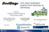CO2-lean hydrogen export from Norway to Germany