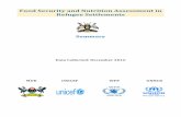Food Security and Nutrition Assessment in Refugee ... - UNHCR