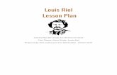 Louis Riel Lesson Plan