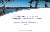 Keeping Oregon Accountable, Fiscal Year 2018