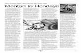 Menton to Hendaye