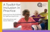 Toolkit for Inclusion in Practice - ambitionforageing.org.uk