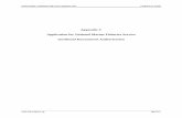 Appendix C Application for National Marine Fisheries ...