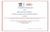 COMPENDIUM OF REGULATIONS, - Aadhaar