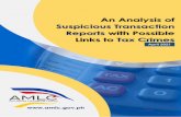 An Analysis of Suspicious Transaction Reports with ...