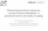Measuring plasticity using non - invasive brain ...