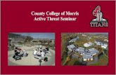County College of Morris Active Threat Seminar