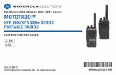 MOTOTRBO XPR 3000/XPR 3000e Series Portable Radios Quick ...