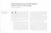 Introduction to Weather Derivative Pricing