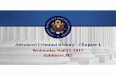 Advanced Criminal History –Chapter 4 - USSC