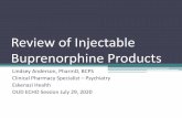 Injectable Buprenorphine Products - IU