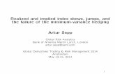 Realized and implied index skews, jumps, and the failure ...