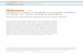 CE-BLAST makes it possible to compute antigenic similarity ...