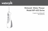 Waterpi k Water Flosser Model WP-400 Series