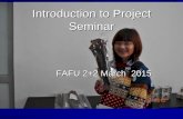 Project Seminar Skills - fafu.edu.cn