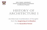 HISTORY OF ARCHITECTURE 1