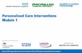 Personalised Care Interventions Module 1