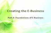 Creating the E-Business
