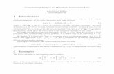 Computational Methods for Hyperbolic Conservation Laws