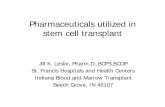 Pharmaceuticals utilized in stem cell transplant - CIBMTR