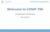 Welcome to COMP 790 - Computer Science