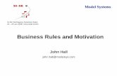 Business Rules and Motivation