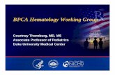 BPCA Hematology Working Group - nichd.nih.gov