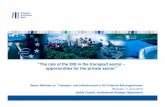 “The role of the EIB in the transport sector ...