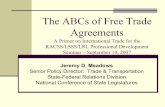The ABCs of Free Trade Agreements 2007-09-08