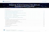 Datera Kubernetes CSI Driver Deployment Guide