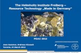 The Helmholtz Institute Freiberg - Deutsche Rohstoffagentur