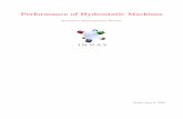 Performance of Hydrostatic Machines - INNAS